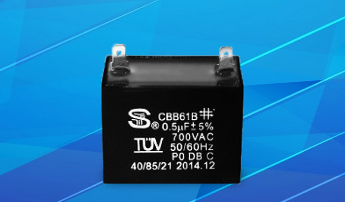 CBB61方形交流金属化薄膜电容器 P0 C级 高压 500V-700V 2端子